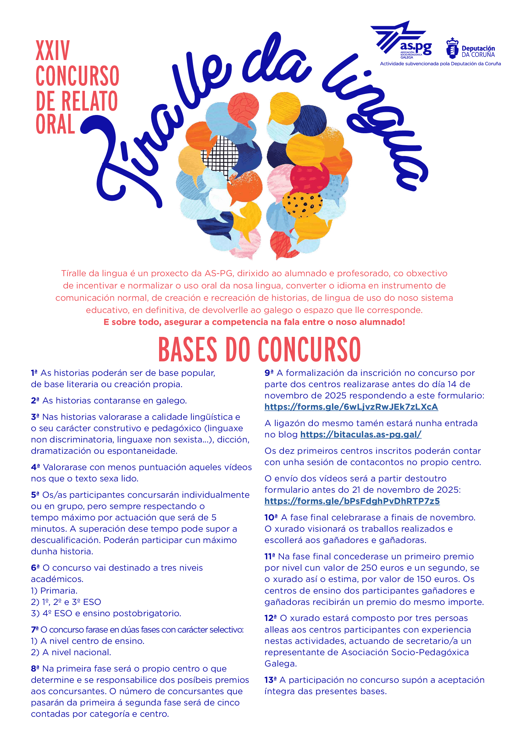 Tralle da Lingua 2025. Categora Primaria